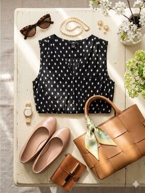 EUC Hennes Collection for H&M | Vintage-Style Polka Dot Dress | Size 2